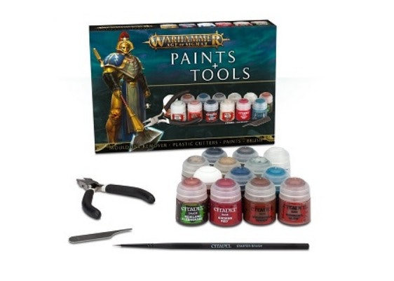 Warhammer Age of Sigmar: Paint + Tools Set
