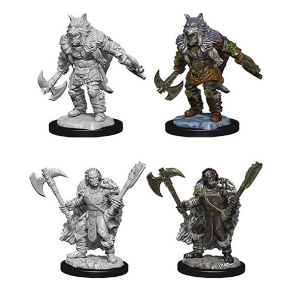 D&D Nolzur's Marvelous Unpainted Miniatures: Male Half-Orc Barbarian main image 0