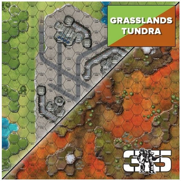 BattleTech Battle Mat: Grasslands / Tundra