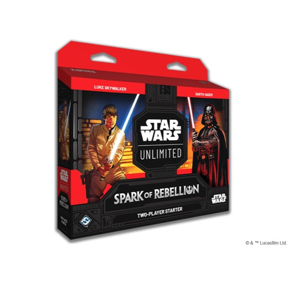 Star Wars: Unlimited Spark of Rebellion Two-Player Starter (Luke Vs Vader)