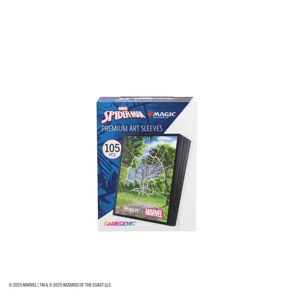 Magic: The Gathering Marvel's Spider-Man Premium Art Sleeves - Spider-Man Forest