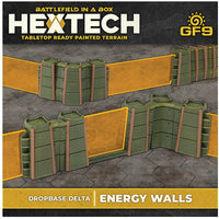 Dropbase Delta Energy Walls (x26) (Battletech Compatible Terrain)