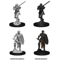 Female Human Fighter: Wave 09 - Nolzur's Marvelous Unpainted Miniatures