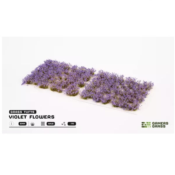 Gamers Grass Violet Flowers