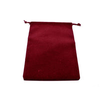 Large Suedecloth Dice Bag - Burgundy