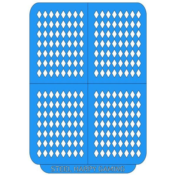 Jester Diamonds – Medium – Style 1 - Stencil