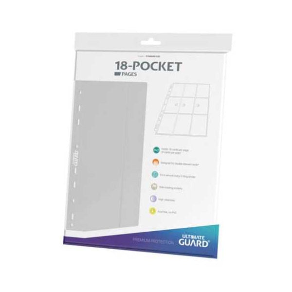 Ultimate Guard 18-Pocket Pages Side-Loading (10) - White