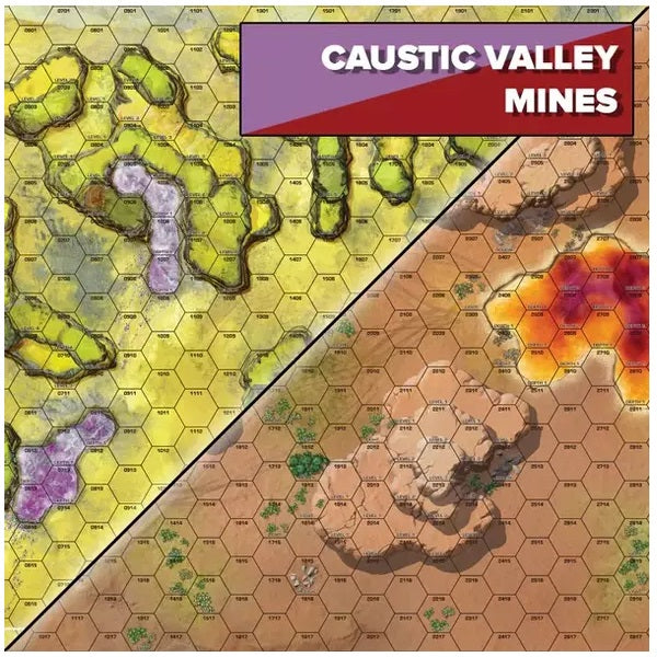 BattleTech Battle Mat: Caustic Valley / Mines