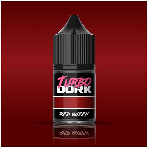 Turbo Dork: Red Queen Metallic Acrylic Paint 22ml Bottle
