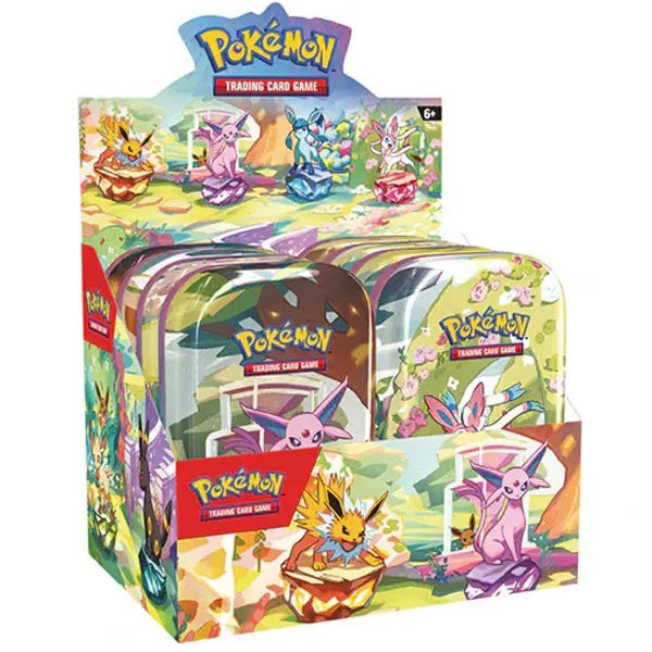 Scarlet & Violet 8.5 - Prismatic Evolution – Mini Tin (One Random Tin Supplied)