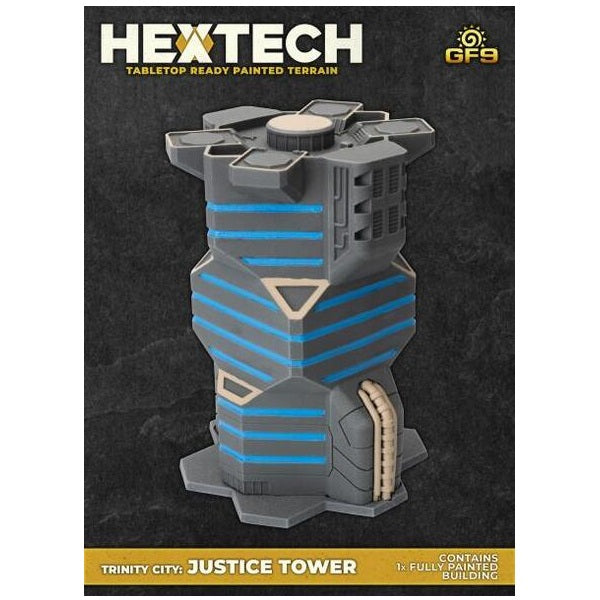 Trinity City Justice Tower (Battletech Compatible Terrain)