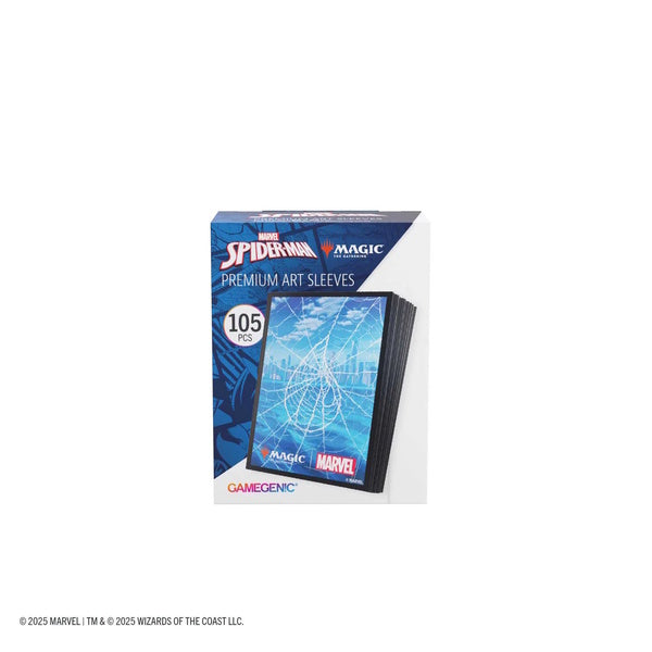Magic: The Gathering Marvel's Spider-Man Premium Art Sleeves - Spider-Man Island