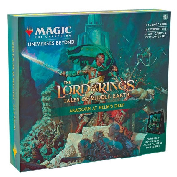 Lord of the Rings: Tales of Middle-Earth Holiday Scene Box - Aragorn at Helm’s Deep