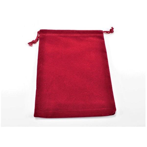 Large Suedecloth Dice Bag - Red