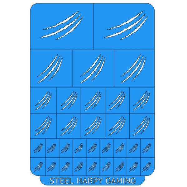 Claw Marks - Stencil