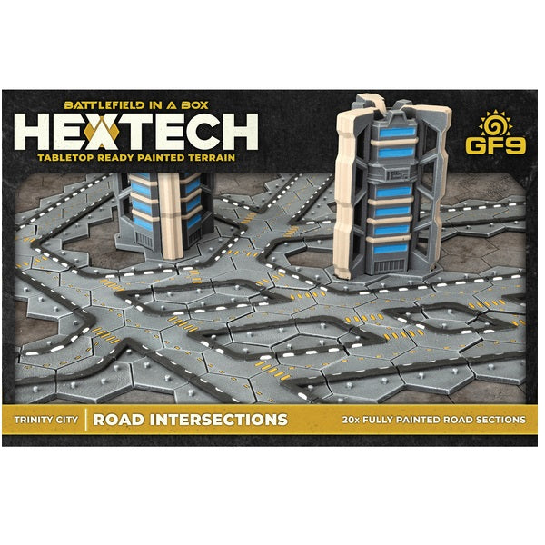 Road Intersections (x20) (Battletech Compatible Terrain)