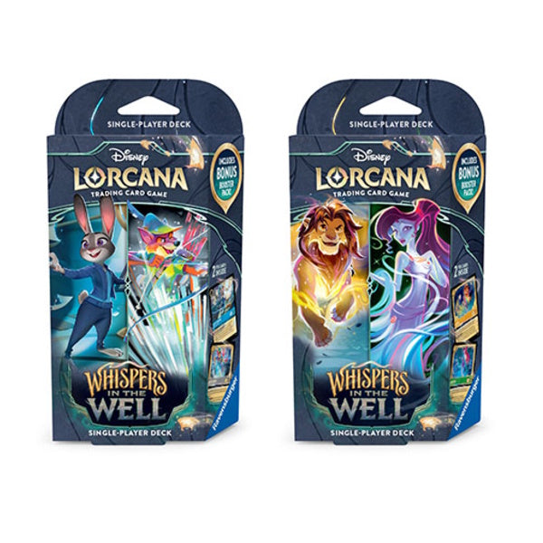 Disney Lorcana TCG - Set 10 Whispers in the Well - Starter Deck Judy & Robin Hood