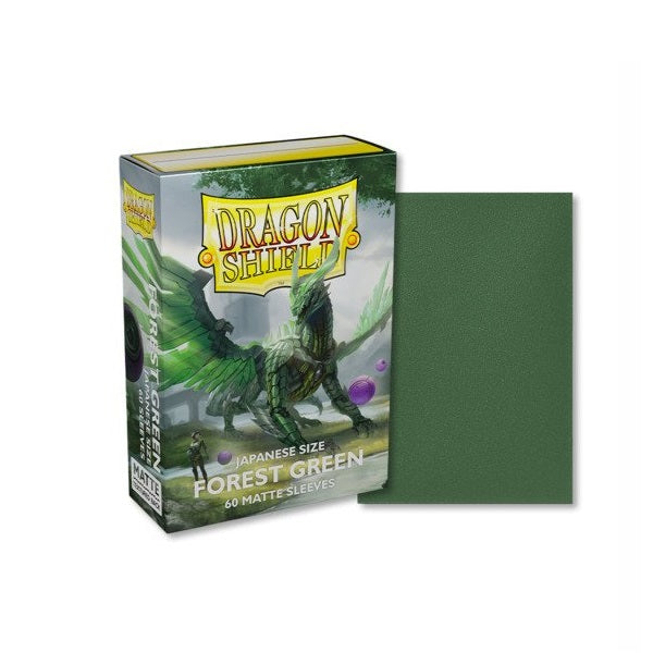 Dragon Shield Japanese Size Matte - Forest Green (60)