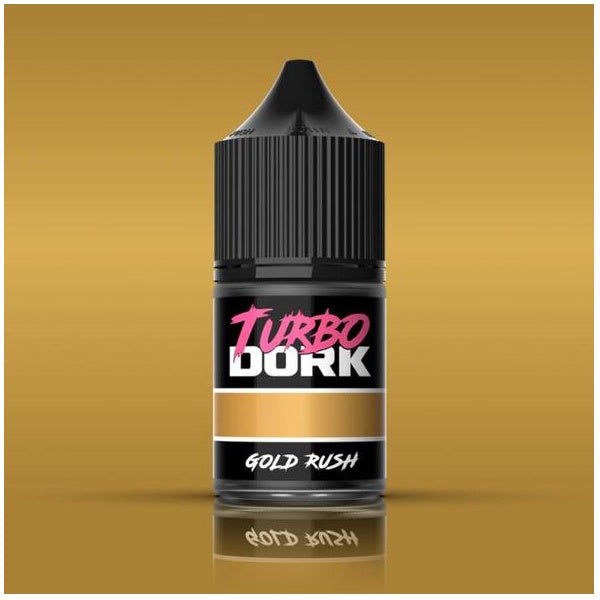Turbo Dork: Gold Rush Metallic Acrylic Paint 22ml Bottle
