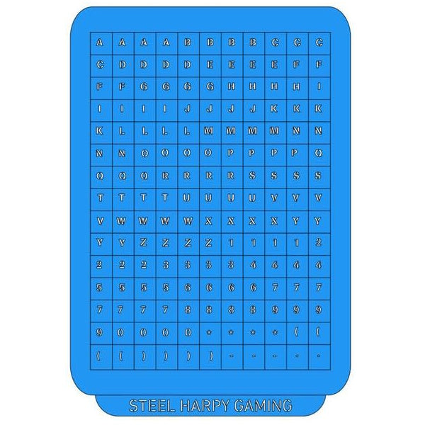 Letters & Numbers – 4mm - Stencil