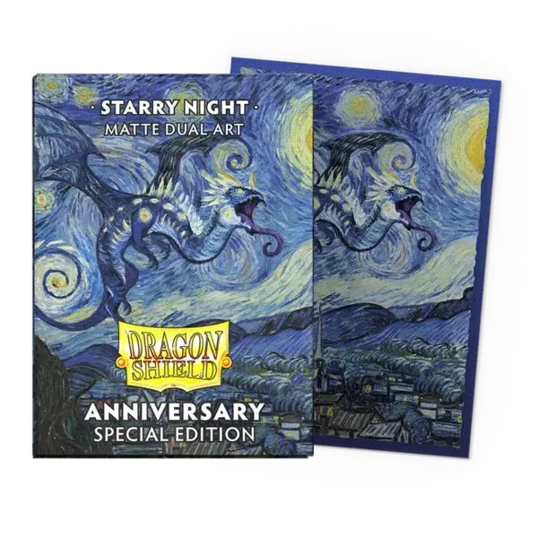 Dragon Shield Matte Dual Standard Sleeves: Starry Night Anniversary Special Edition (100 ct.)