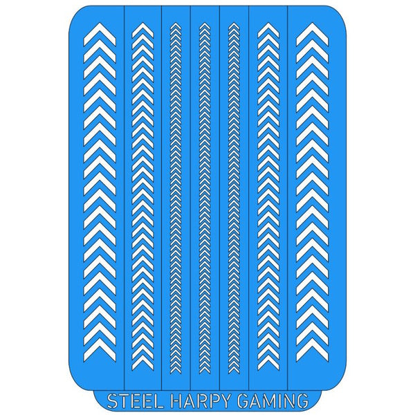 Chevrons - Style 1 - Stencil
