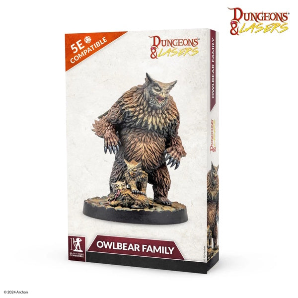 Owlbear Family - Dungeons & Lasers