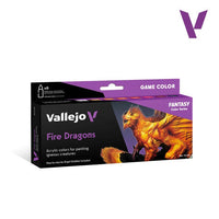 Vallejo Game Color Set - Fire Dragons (x8) 72.196