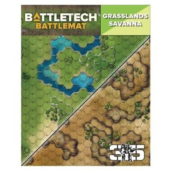 BattleTech Battle Mat Savanna/Grasslands D