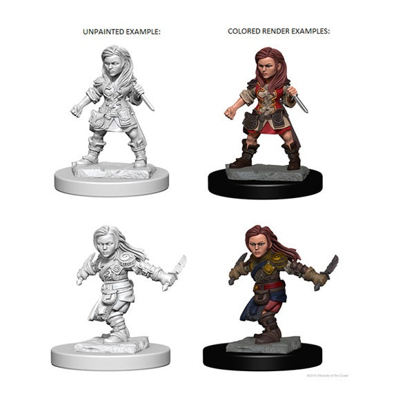 Halfling Female Rogue: Wave 01 - Nolzur's Marvelous Unpainted Miniatures