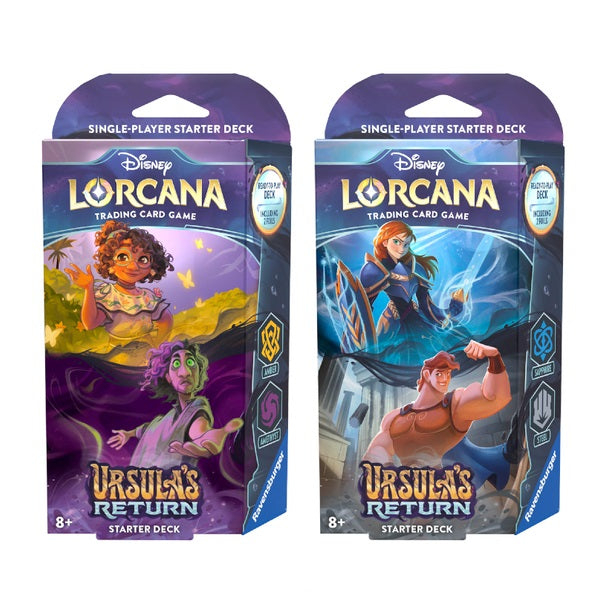 Disney Lorcana Trading Card Game - Starter Deck - Set 4 - Sapphire & Steel