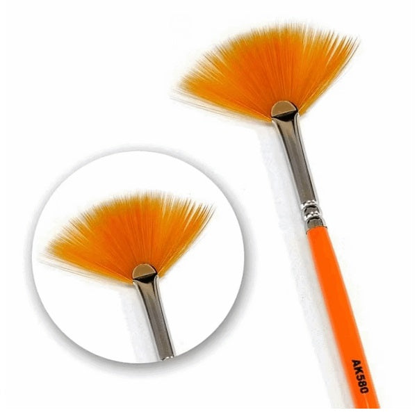 AK Brushes: Weathering Brush Fan Shape