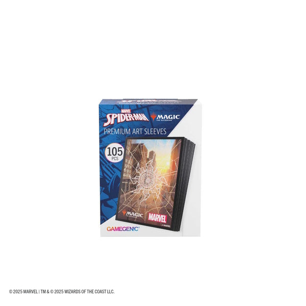 Magic: The Gathering Marvel's Spider-Man Premium Art Sleeves - Spider-Man Plains
