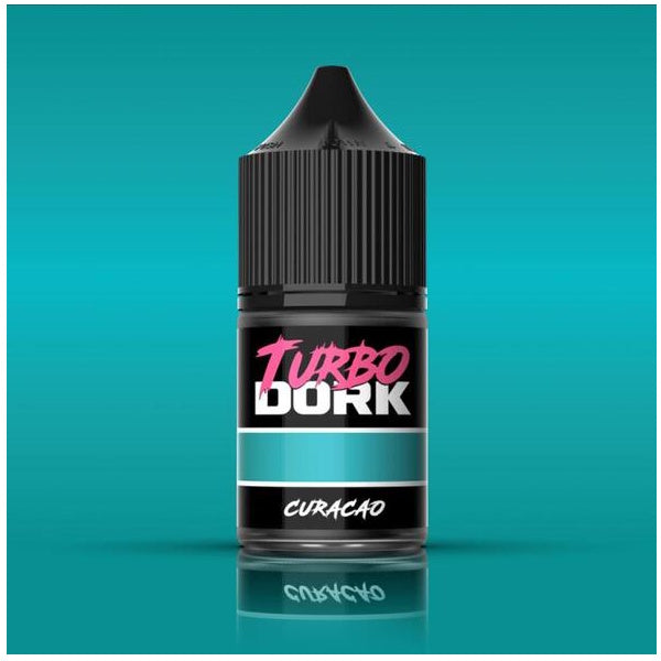 Turbo Dork: Curacao Metallic Acrylic Paint 22ml Bottle