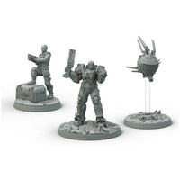 Fallout: Wasteland Warfare - Brotherhood of Steel Knight-Captain Cade and Paladin Danse