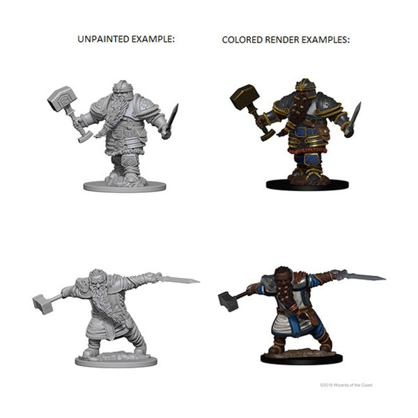 Dwarf Male Fighter: Wave 01 - Nolzur's Marvelous Unpainted Miniatures