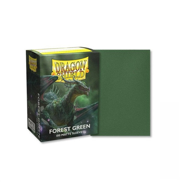 Dragon Shield Matte Sleeves Standard Size- Forest Green (100)