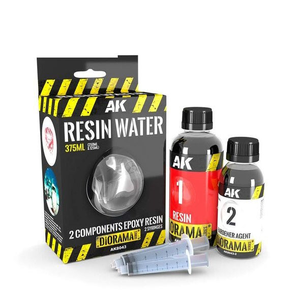 AK Diorama: Resin Water 2-components Epoxy Resin - 375ml