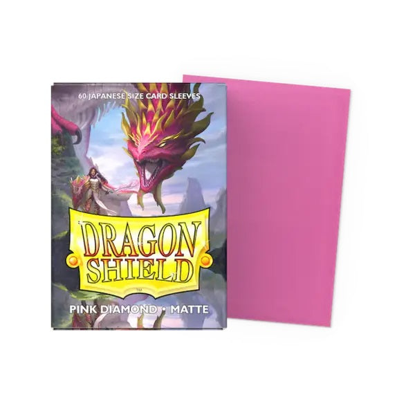 Dragon Shield Matte Pink Sleeves (60)