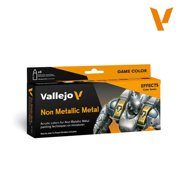 Vallejo Game Color Set - Non Metallic Metal (x8) 72.193