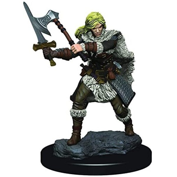 Human Female Barbarian Premium Figures: D&D Icons of the Realms Miniatures