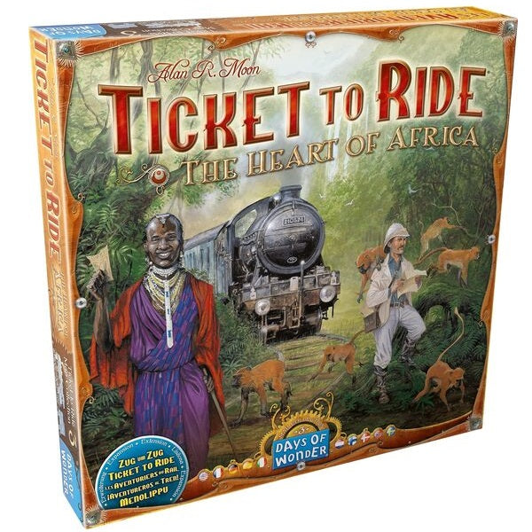 Ticket To Ride Heart of Africa Map Collection Vol 3