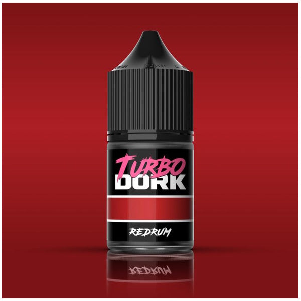 Turbo Dork: Redrum Metallic Acrylic Paint 22ml Bottle