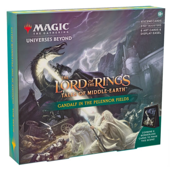 Lord of the Rings: Tales of Middle-Earth Holiday Scene Box - Gandalf in Pelennor Fields