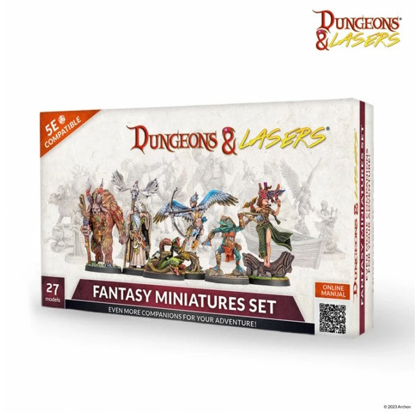 Fantasy Miniatures Set - Dungeons & Lasers