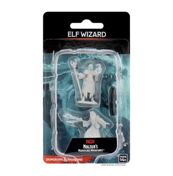 Male Elf Wizard: Wave 9 - Nolzur's Marvelous Unpainted Miniatures