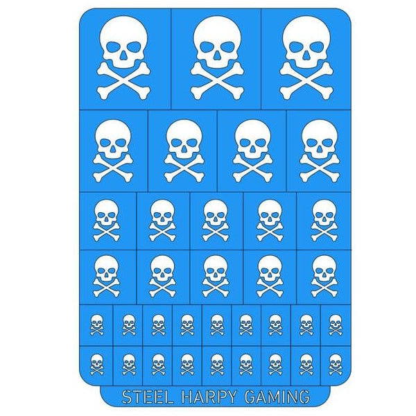 Pirate (Skull & Bones) - Stencil