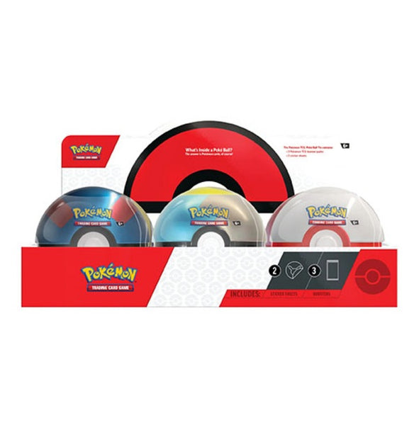 Poke Ball Tin (2024) - One Random Tin Supplied