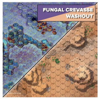 BattleTech Battle Mat: Fungal Crevasse / Washout