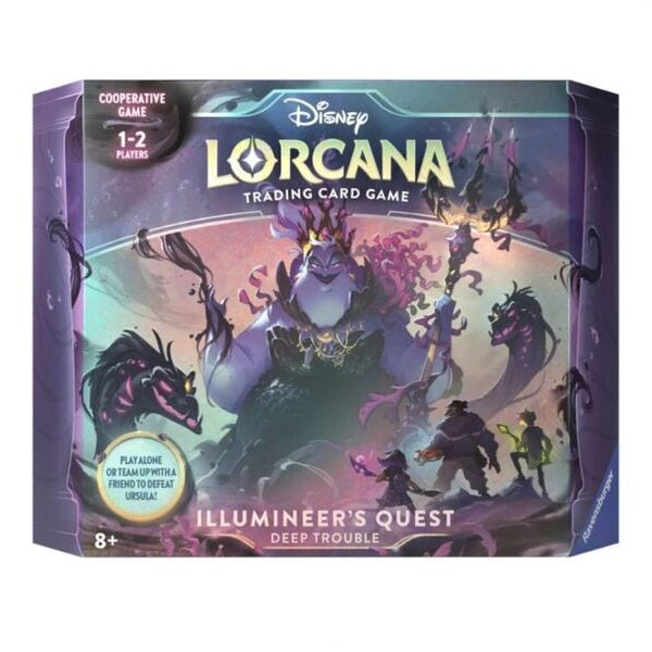Disney Lorcana Trading Card Game - Gift Set - Deep Trouble - Set 4 (2 Per Person)